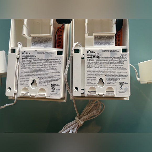 2 Kidde KN-COEG-3 Explosive Gas Alarm Carbon Monoxide Alarm Detectors No Battery - Picture 2 of 8